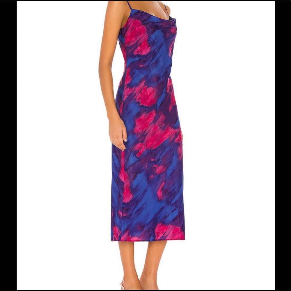 Majorelle Tie Dye Boston Midi Dress
